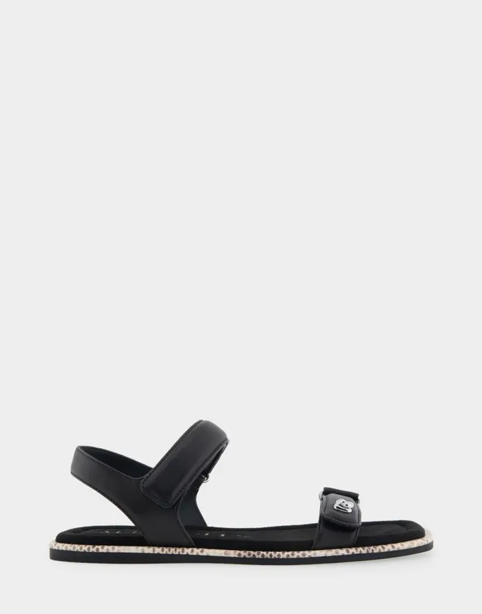 Aerosoles Comfortable Women039s Adjustable Quarter Strap Sandal In Black Leather Black Leather Women Flats Aerosoles Comfortable Women039s Adjustable Quarter Strap Sandal In Black Leather Black Leather Women Flats