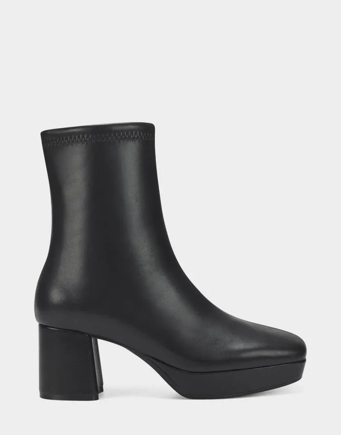 Aerosoles Comfortable Women039s Ankle Boot In Black Stretch Black Stretch Women Heeled Boots Aerosoles Comfortable Women039s Ankle Boot In Black Stretch Black Stretch Women Heeled Boots