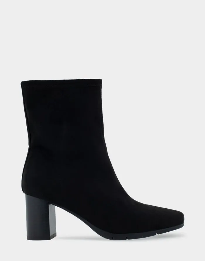 Aerosoles Comfortable Women039s Heeled Ankle Boot In Black Stretch Gabardine Black Stretch Gabardine Women Wide Width Boots Aerosoles Comfortable Women039s Heeled Ankle Boot In Black Stretch Gabardine Black Stretch Gabardine Women Wide Width Boots