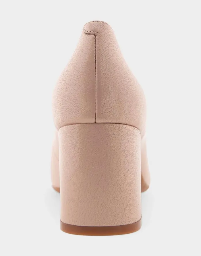 Aerosoles Comfortable Women039s Midheel Pump In Cipria Leather Cipria Leather Women Clogs and Mules