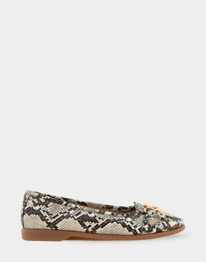 Aerosoles Comfortable Women039s Ornamented Flat In Snake Print Faux Leather Natural Printed Snake Faux Leather Women Ballet Aerosoles Comfortable Women039s Ornamented Flat In Snake Print Faux Leather Natural Printed Snake Faux Leather Women Ballet