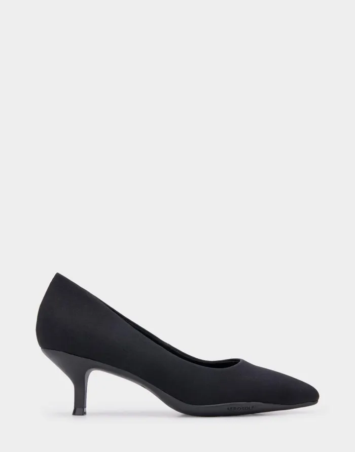 Aerosoles Comfortable Women039s Point Toe Kitten Heel Pump In Black Stretch Gabardine Fabric Black Stretch Gabardine Fabric Women Pumps Aerosoles Comfortable Women039s Point Toe Kitten Heel Pump In Black Stretch Gabardine Fabric Black Stretch Gabardine Fabric Women Pumps