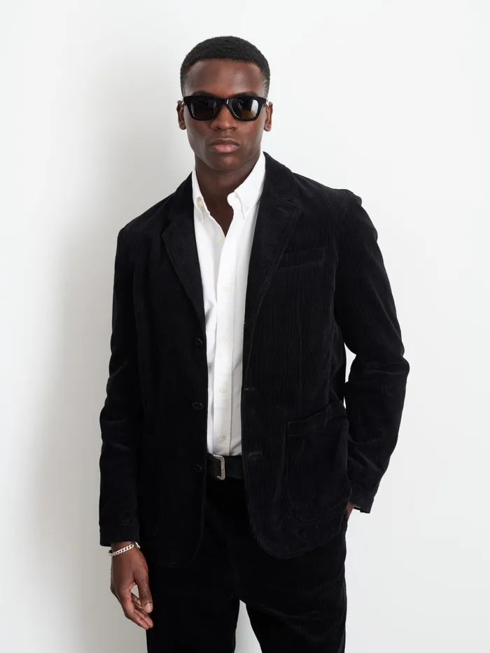 Alex Mill Jackets Coats Men Mill Blazer In Corduroy Black