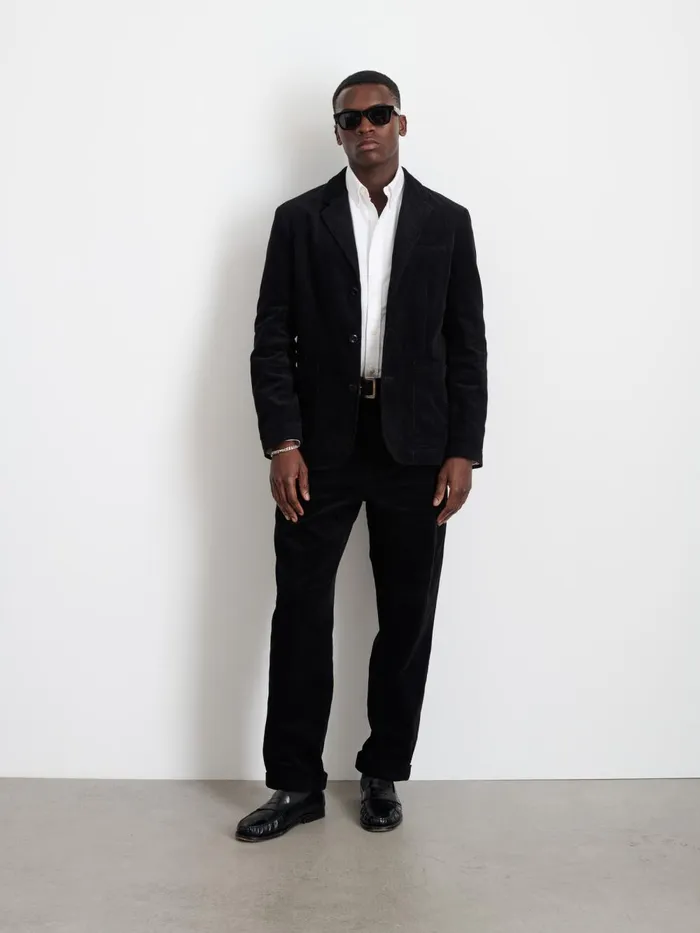 Alex Mill Jackets Coats Men Mill Blazer In Corduroy Black