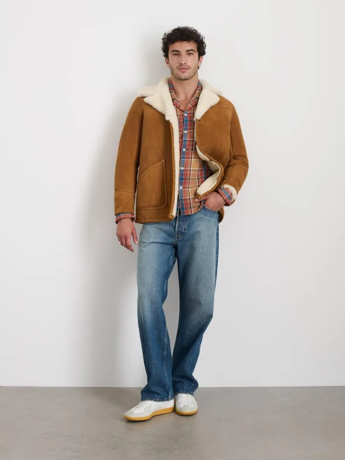 Alex Mill Jackets Coats Men Owen Barry Shearling Rodeo Jacket