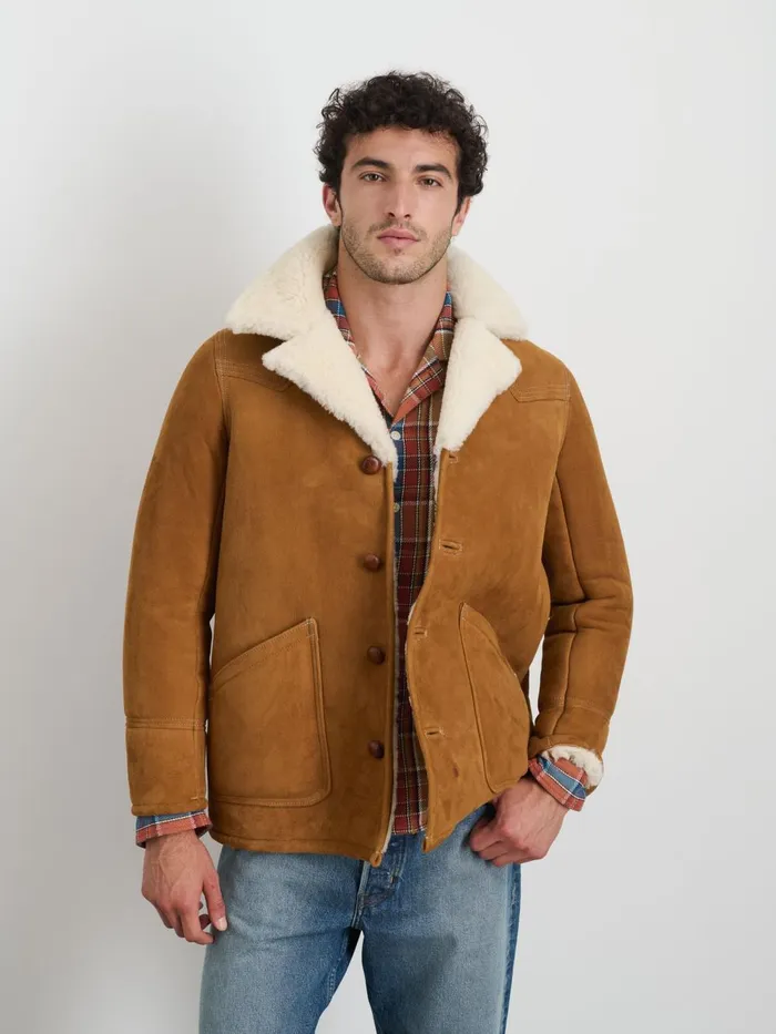 Alex Mill Jackets Coats Men Owen Barry Shearling Rodeo Jacket