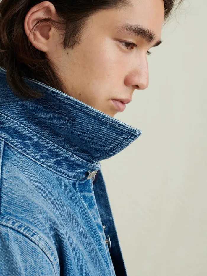 Alex Mill Jackets Coats Men Work Jacket In Vintage Wash Denim