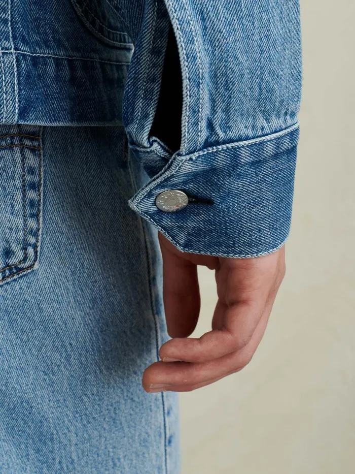 Alex Mill Jackets Coats Men Work Jacket In Vintage Wash Denim
