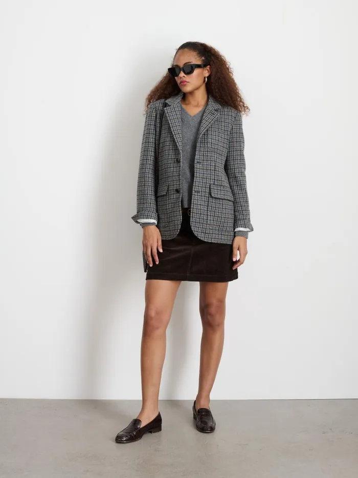 Alex Mill Jackets Outerwear Women Amalie Blazer In Wool Tweed