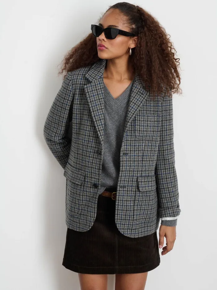 Alex Mill Jackets Outerwear Women Amalie Blazer In Wool Tweed