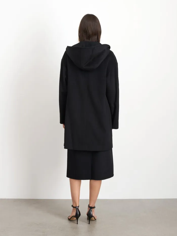 Alex Mill Jackets Outerwear Women Double Breasted Coat In Cashmere Black
