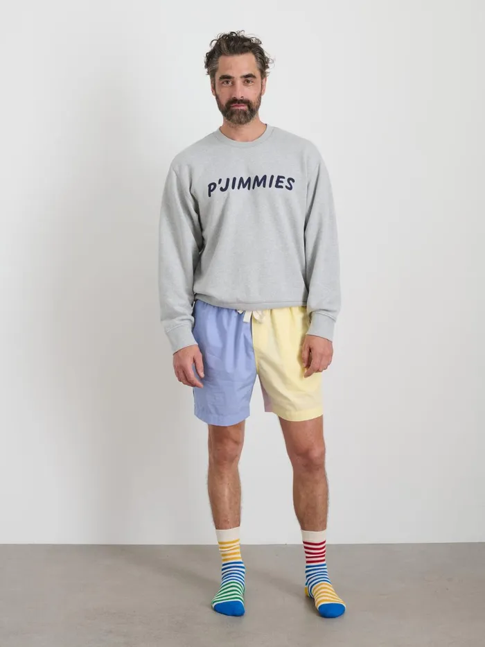 Alex Mill Pajamas Slippers Men P039jimmies Sleep Short In Colorblock