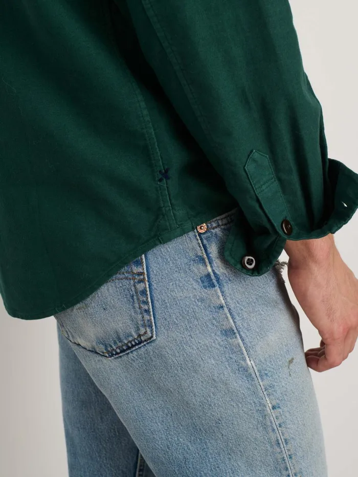 Alex Mill Shirts Men Highland Shirt In Chamois Trekking Green