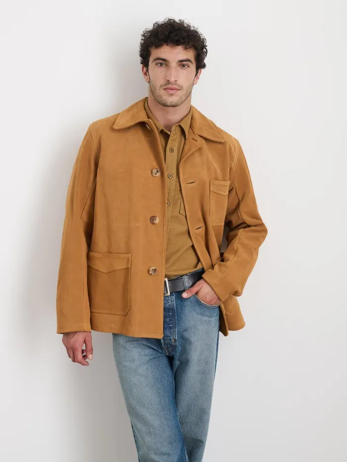 Alex Mill Shirts Men Highland Shirt In Chamois Walnut