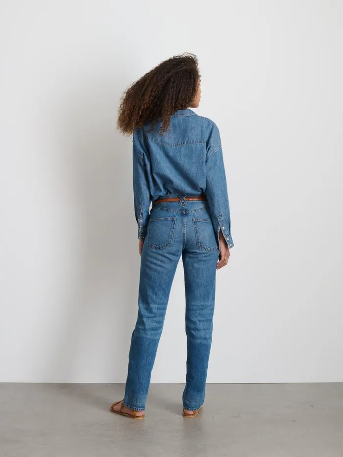 Alex Mill Shirts Tops Women Santa Fe Shirt In Denim Santa Fe Medium Wash