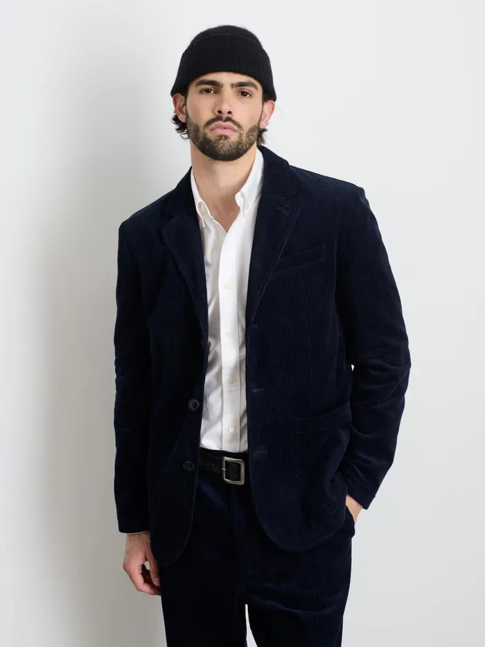 Alex Mill Suiting Blazers Men Mill Blazer In Corduroy Dark Navy Alex Mill Suiting Blazers Men Mill Blazer In Corduroy Dark Navy