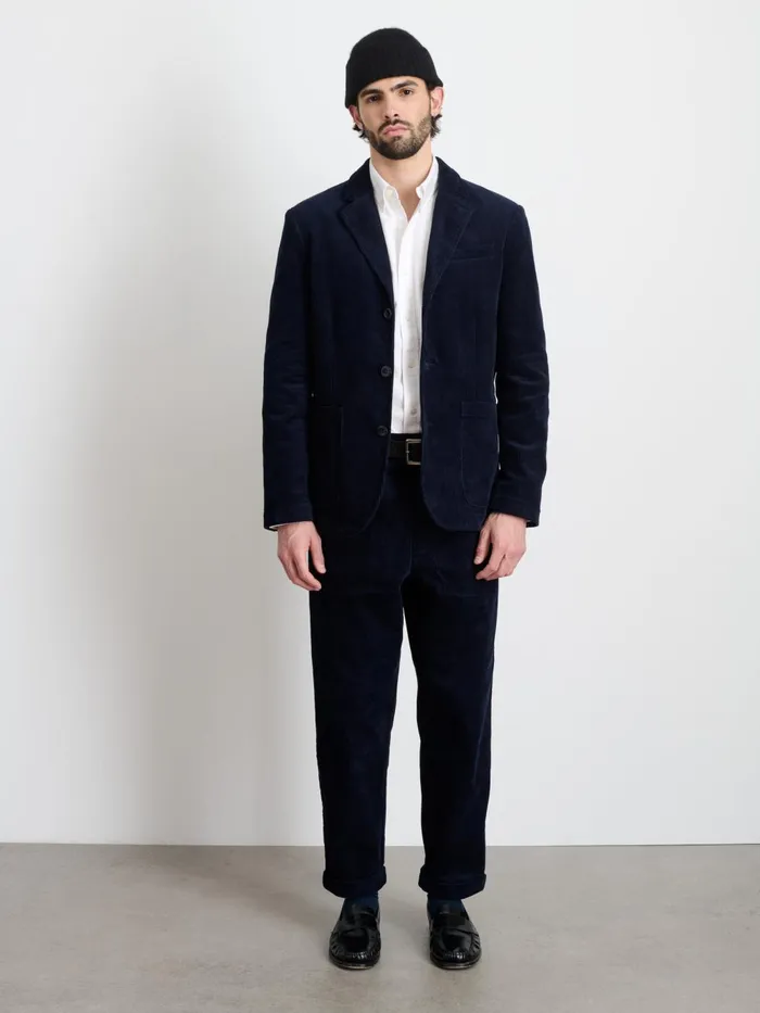 Alex Mill Suiting Blazers Men Mill Blazer In Corduroy Dark Navy Alex Mill Suiting Blazers Men Mill Blazer In Corduroy Dark Navy