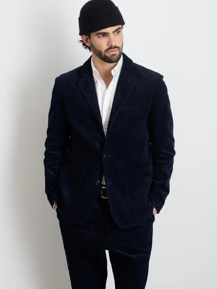Alex Mill Suiting Blazers Men Mill Blazer In Corduroy Dark Navy Alex Mill Suiting Blazers Men Mill Blazer In Corduroy Dark Navy
