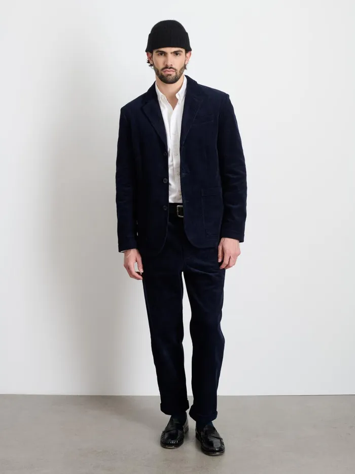Alex Mill Suiting Blazers Men Mill Blazer In Corduroy Dark Navy Alex Mill Suiting Blazers Men Mill Blazer In Corduroy Dark Navy