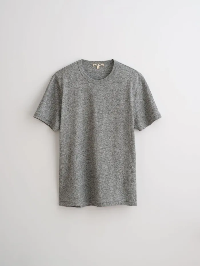 Alex Mill Tees Polos Men Standard T Shirt In Slub Cotton Heather Grey