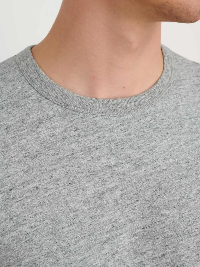 Alex Mill Tees Polos Men Standard T Shirt In Slub Cotton Heather Grey