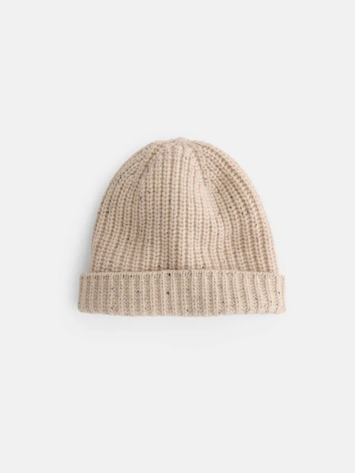Alex Mill Women Cashmere Donegal Beanie Crme Donegal