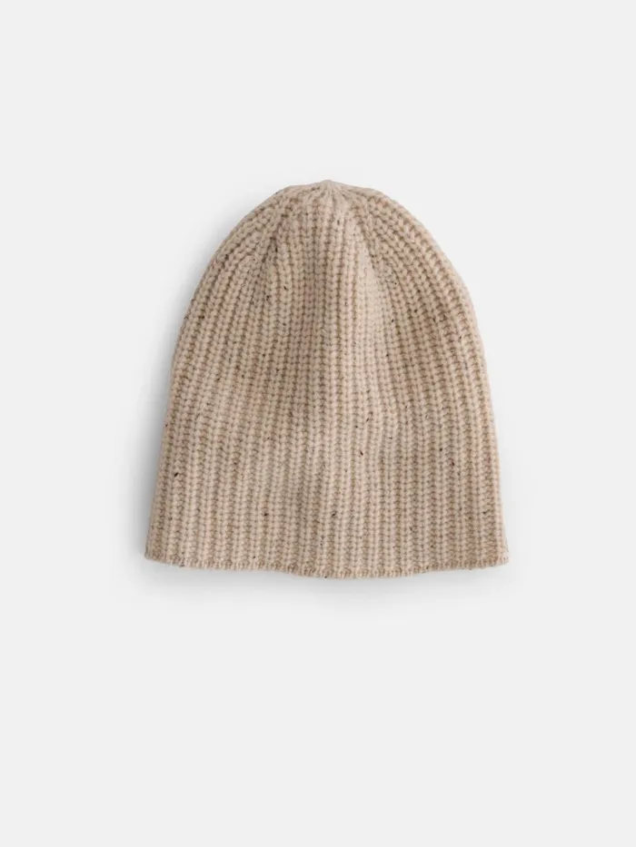 Alex Mill Women Cashmere Donegal Beanie Crme Donegal