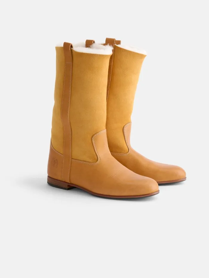 Alex Mill Women La Botte Gardiane Garance Sheepskin Boot Tall
