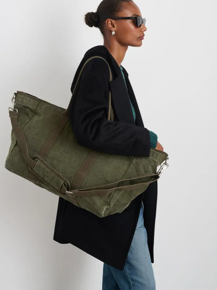 Alex Mill Women The Perfect Travel Tote Military Olive