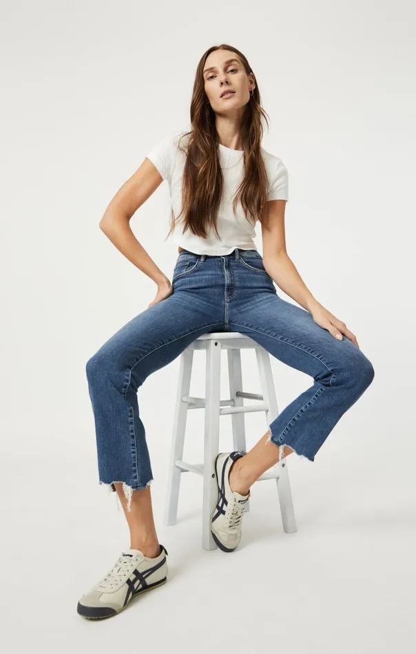 Alexa Skinny In Mid Flex Blue Women Mavi Jeans Denim