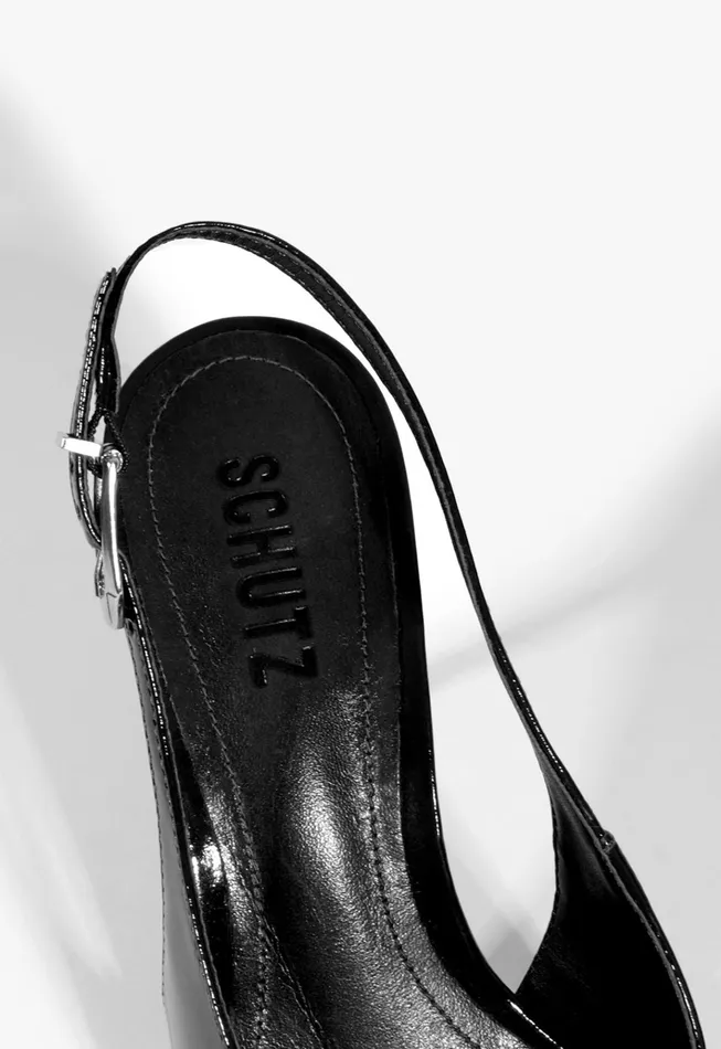 Alicia Sling Pump Black Women Schutz Shoes
