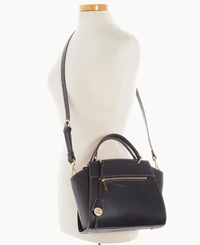 Alto Small Callista Black Woman Dooney and Bourke Satchels Alto Small Callista Black Woman Dooney and Bourke Satchels