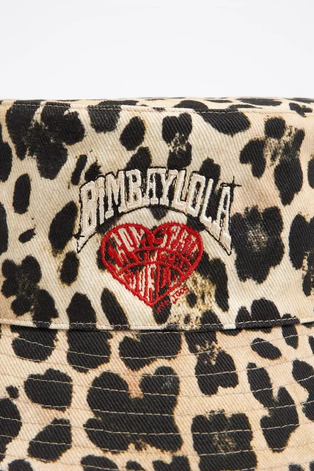 Animal Print Bucket Hat Leopard Natural Women Bimba Y Lola Hats And Caps Animal Print Bucket Hat Leopard Natural Women Bimba Y Lola Hats And Caps