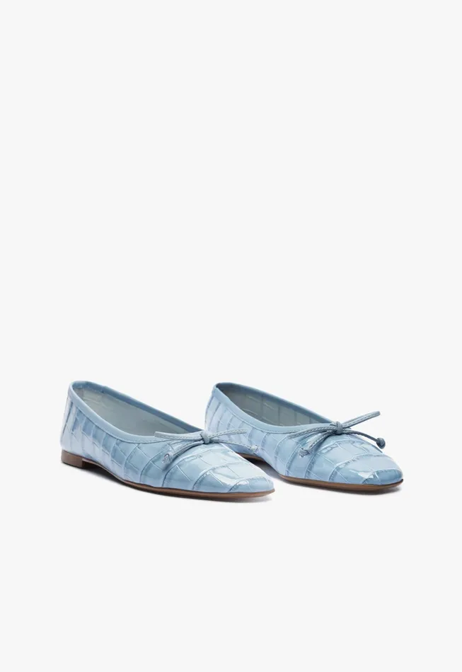 Arissa Ballet Flat Blue Women Schutz Shoes Ballerinas
