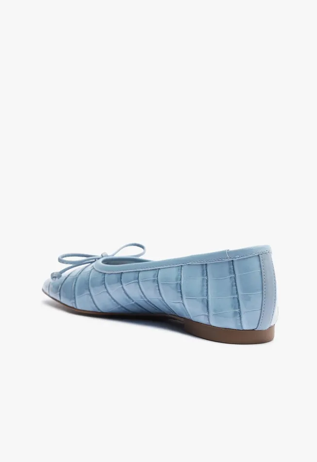 Arissa Ballet Flat Blue Women Schutz Shoes Ballerinas