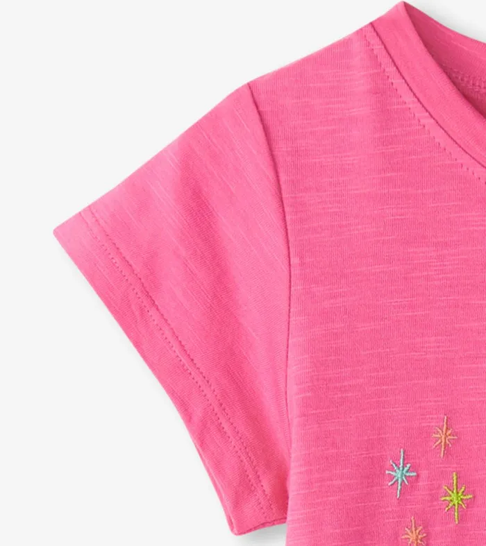 Baby and Toddler Girls Rainbow Unicorn Graphic Tee Hatley