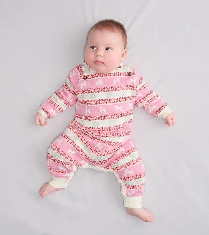 Baby Doe Fair Isle Sweater Romper Hatley