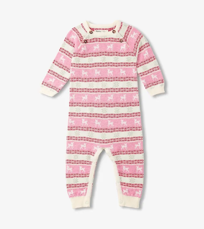 Baby Doe Fair Isle Sweater Romper Hatley