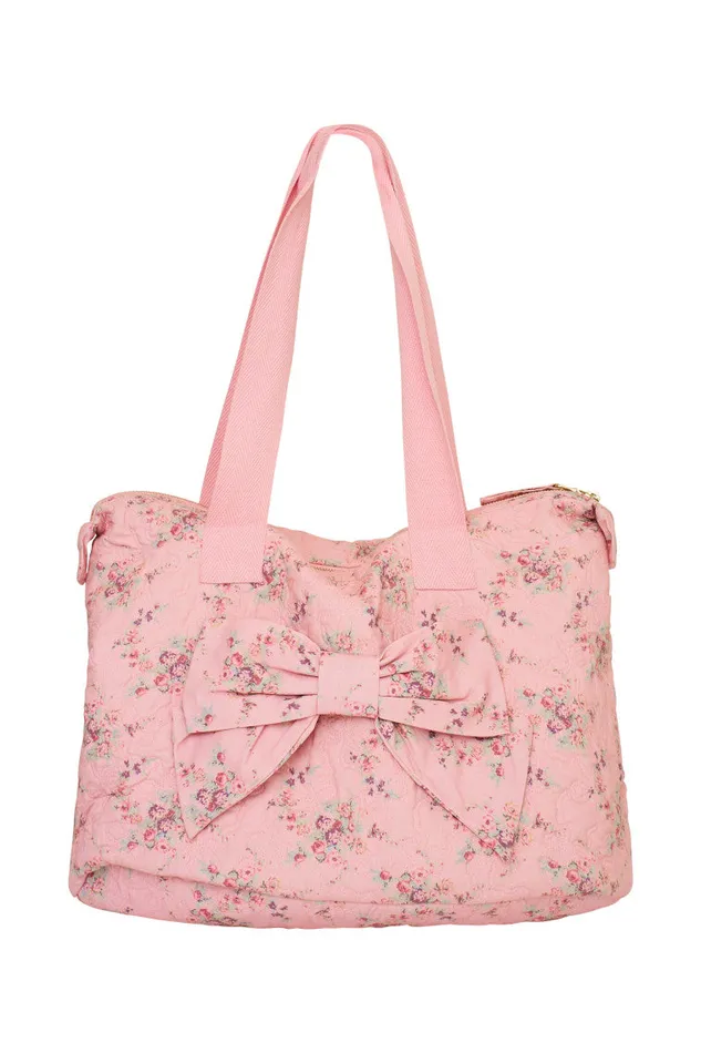 Bags and Travel Women LoveShackFancy Oran Weekender Pink Dusk