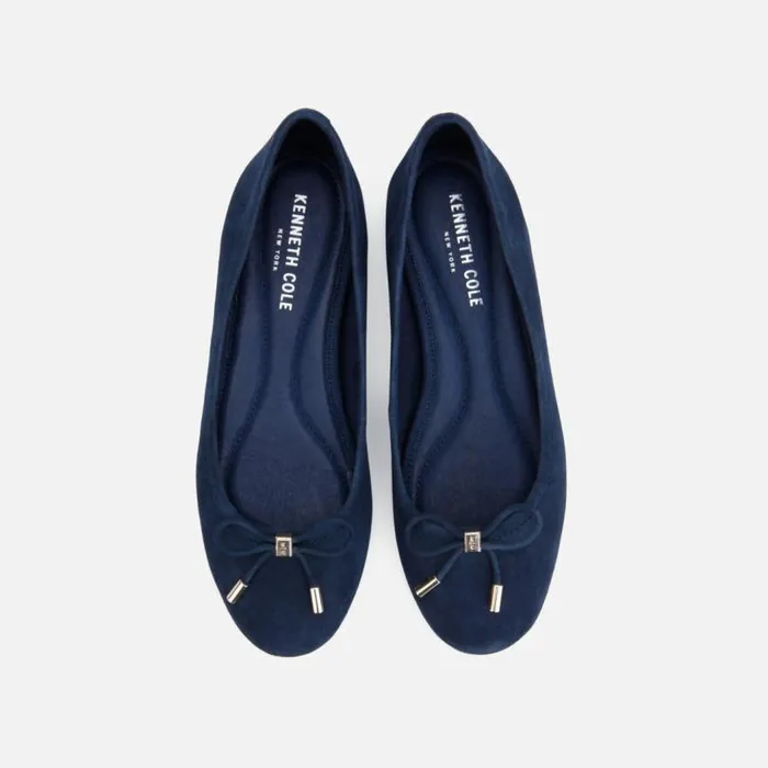 Balance Suede Ballet Flat Tech Blue Women Kenneth Cole Flats