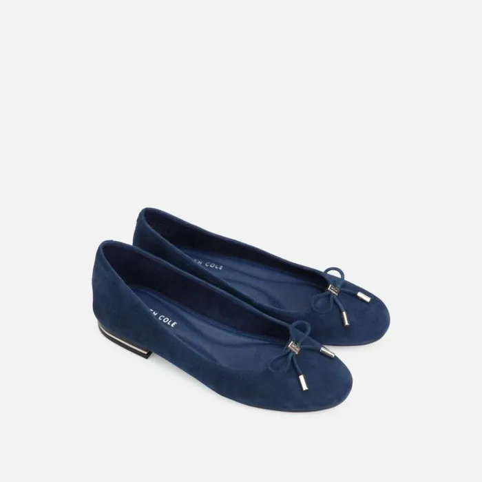 Balance Suede Ballet Flat Tech Blue Women Kenneth Cole Flats