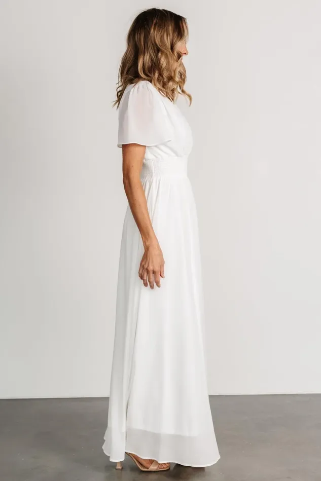 Baltic Born Bridal Women Birdie Maxi Dress White