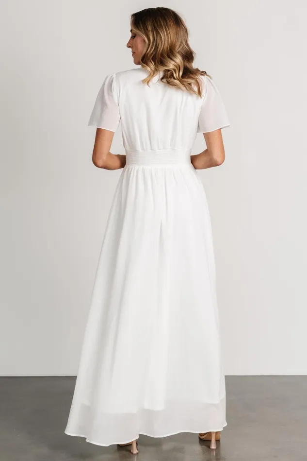 Baltic Born Bridal Women Birdie Maxi Dress White