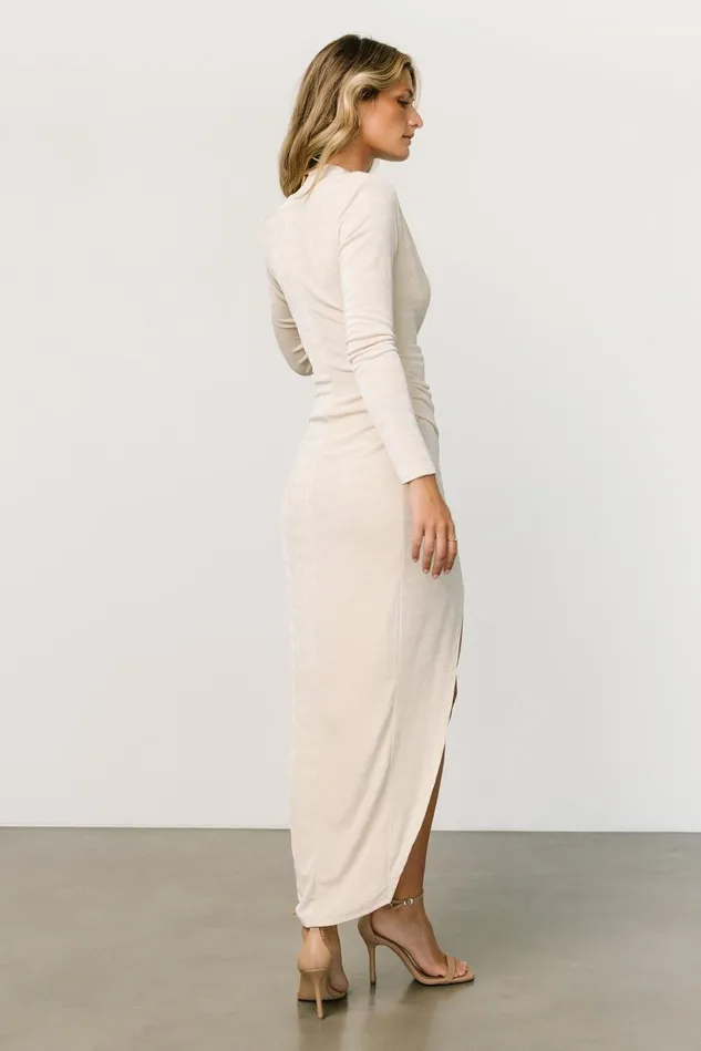 Baltic Born Bridal Women Pierce Shimmer Gown Cream