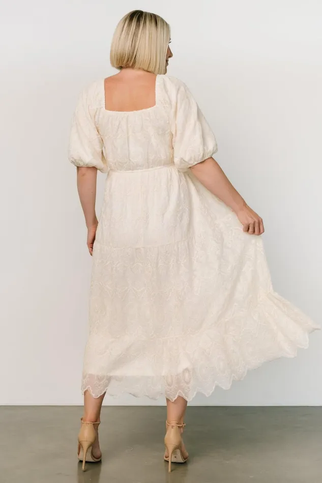 Baltic Born Bridal Women Rawlins Embroidered Dress Ivory