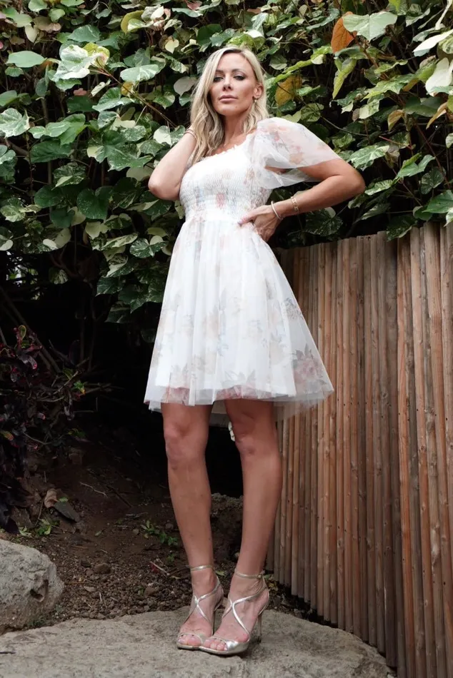 Baltic Born Bridal Women Tivoli Tulle Short Dress White Multi Baltic Born Bridal Women Tivoli Tulle Short Dress White Multi