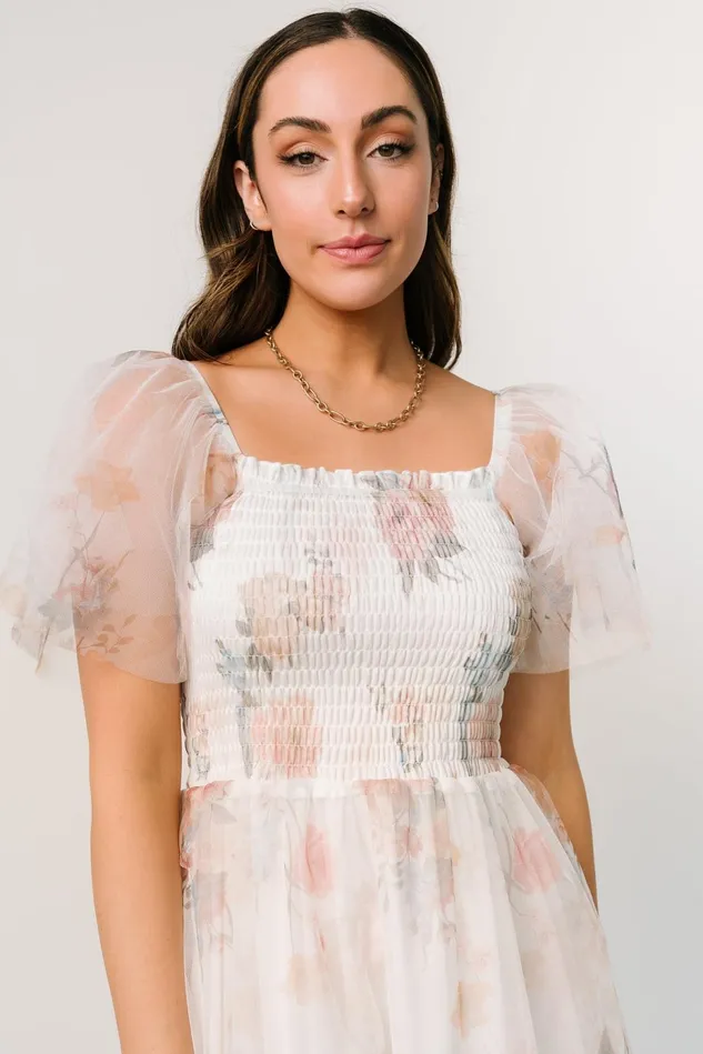 Baltic Born Bridal Women Tivoli Tulle Short Dress White Multi Baltic Born Bridal Women Tivoli Tulle Short Dress White Multi