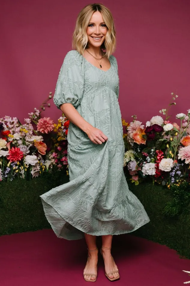 Baltic Born Bump Friendly Women Hayward Dress Sage