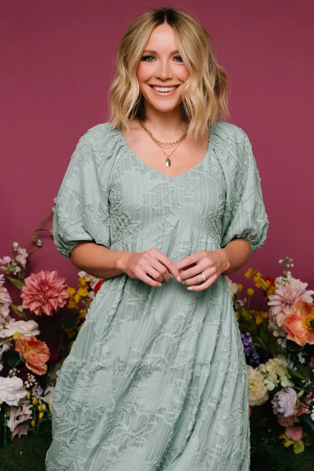 Baltic Born Bump Friendly Women Hayward Dress Sage