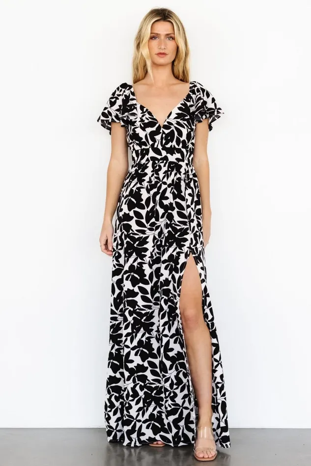 Baltic Born Maxi Dresses Women Adira Maxi Dress Black Floral